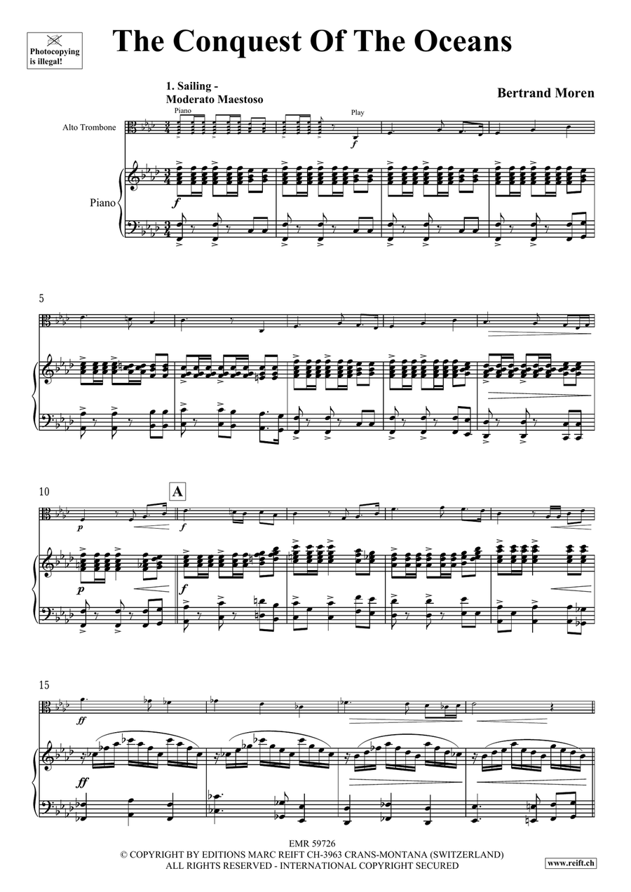 The Conquest Of The Oceans Piano Accompaniment scores gallery preview page 5