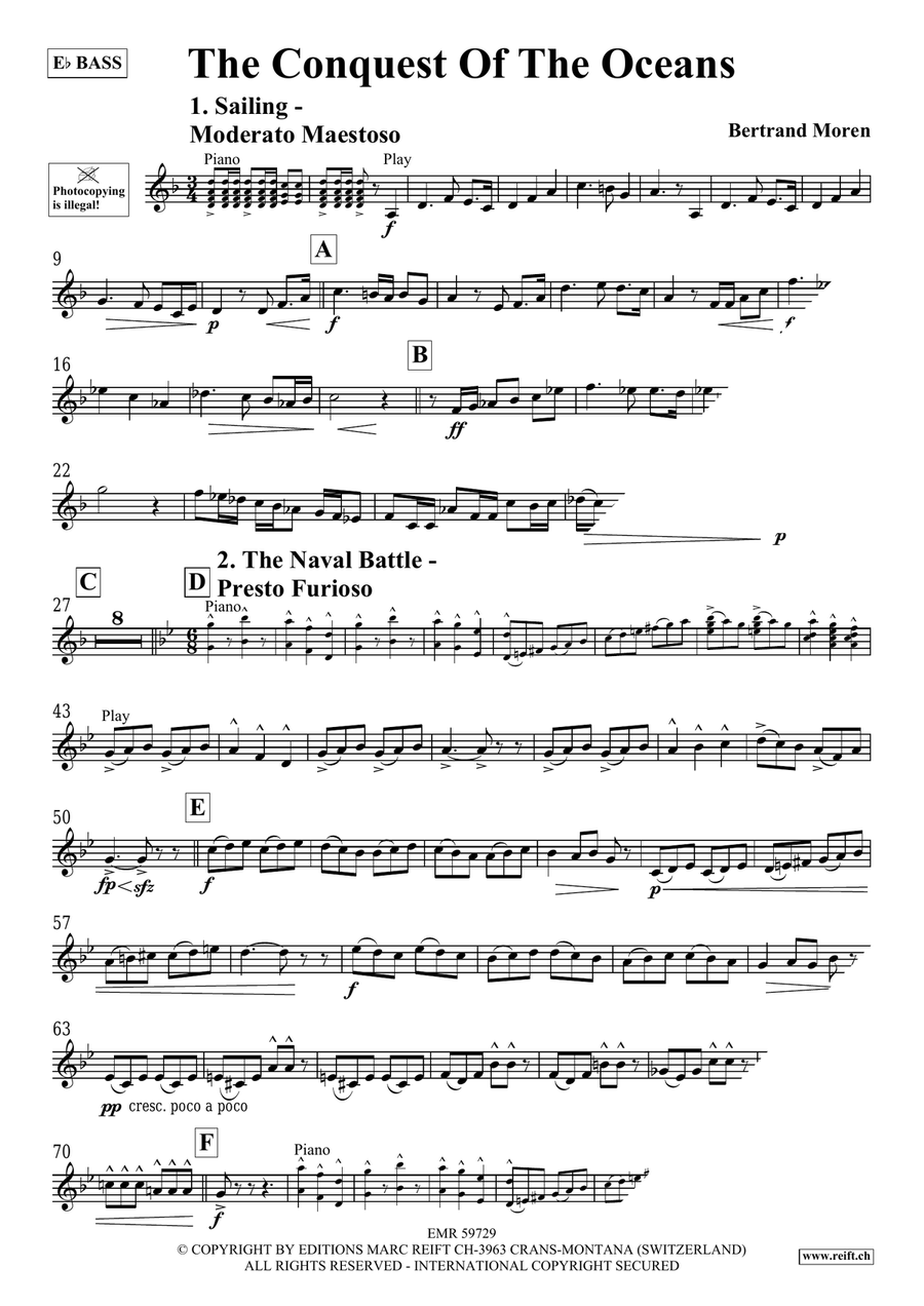 The Conquest Of The Oceans Voice Solo scores gallery preview page 4