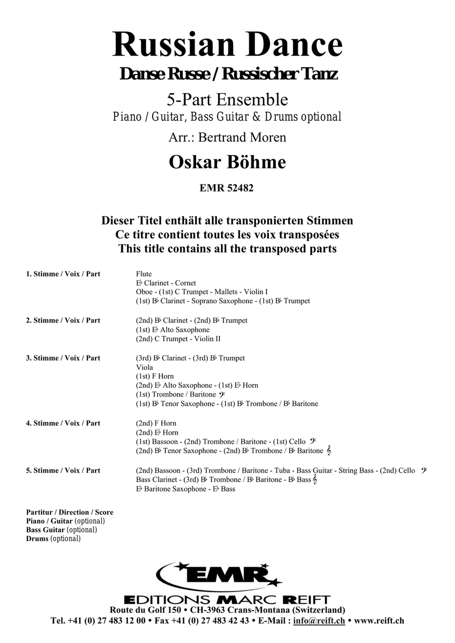 Russian Dance Russian Dance Score scores gallery preview page 2