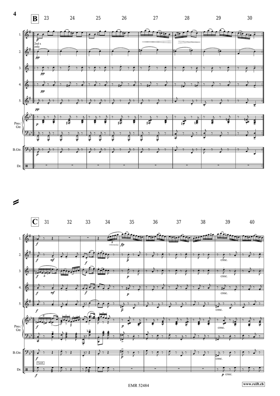 Russian Dance Russian Dance Saxophone Quintet scores gallery preview page 4
