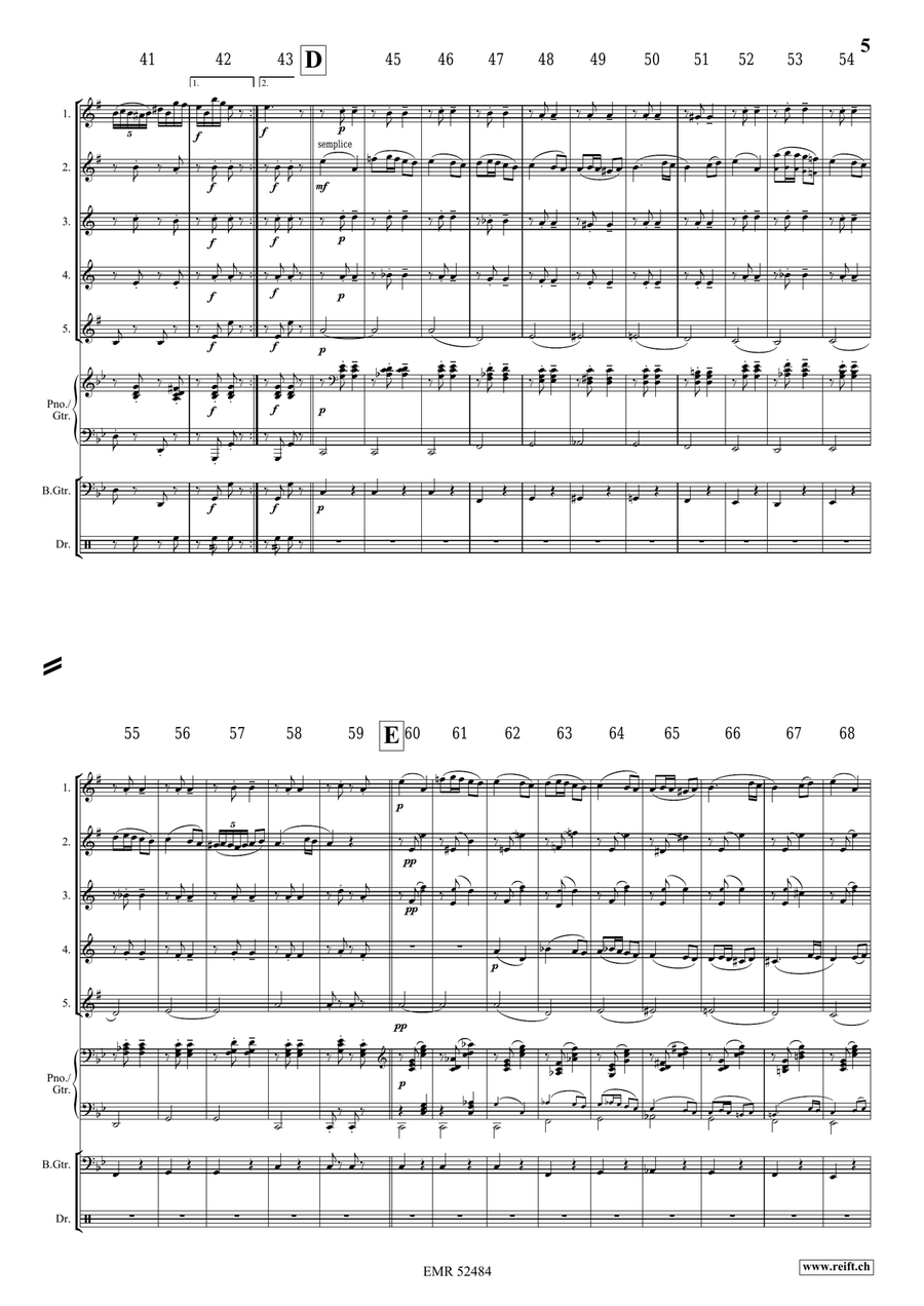 Russian Dance Russian Dance Saxophone Quintet scores gallery preview page 5