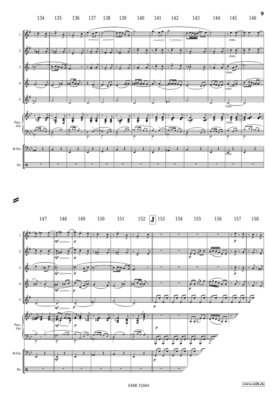 Russian Dance Russian Dance Saxophone Quintet scores gallery preview page 7