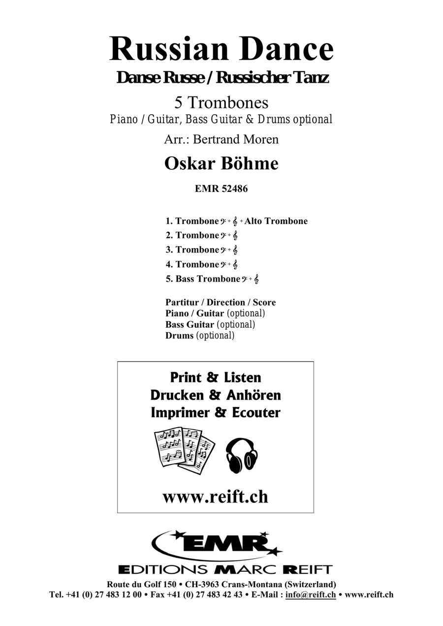 Russian Dance Russian Dance Trombone scores gallery preview page 2