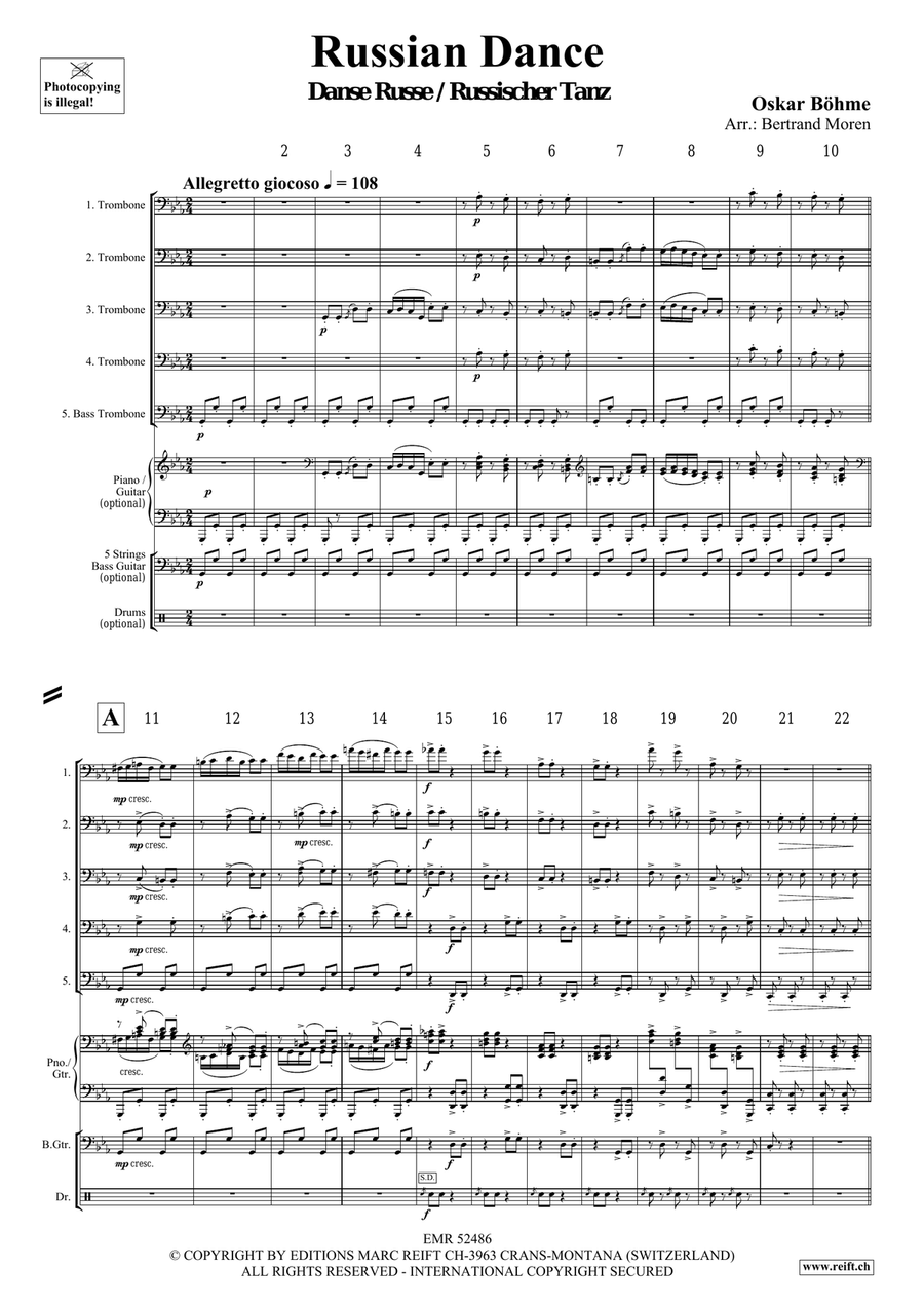 Russian Dance Russian Dance Trombone scores gallery preview page 3