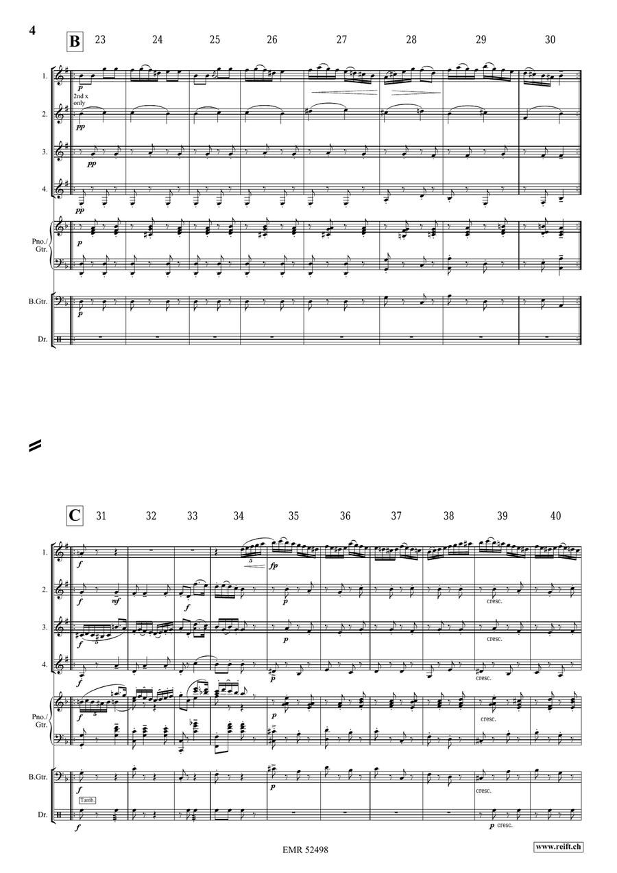 Russian Dance Russian Dance Clarinet Quartet scores gallery preview page 4