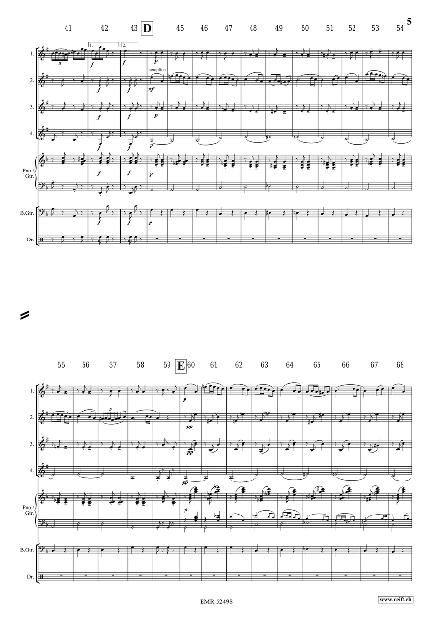 Russian Dance Russian Dance Clarinet Quartet scores gallery preview page 5