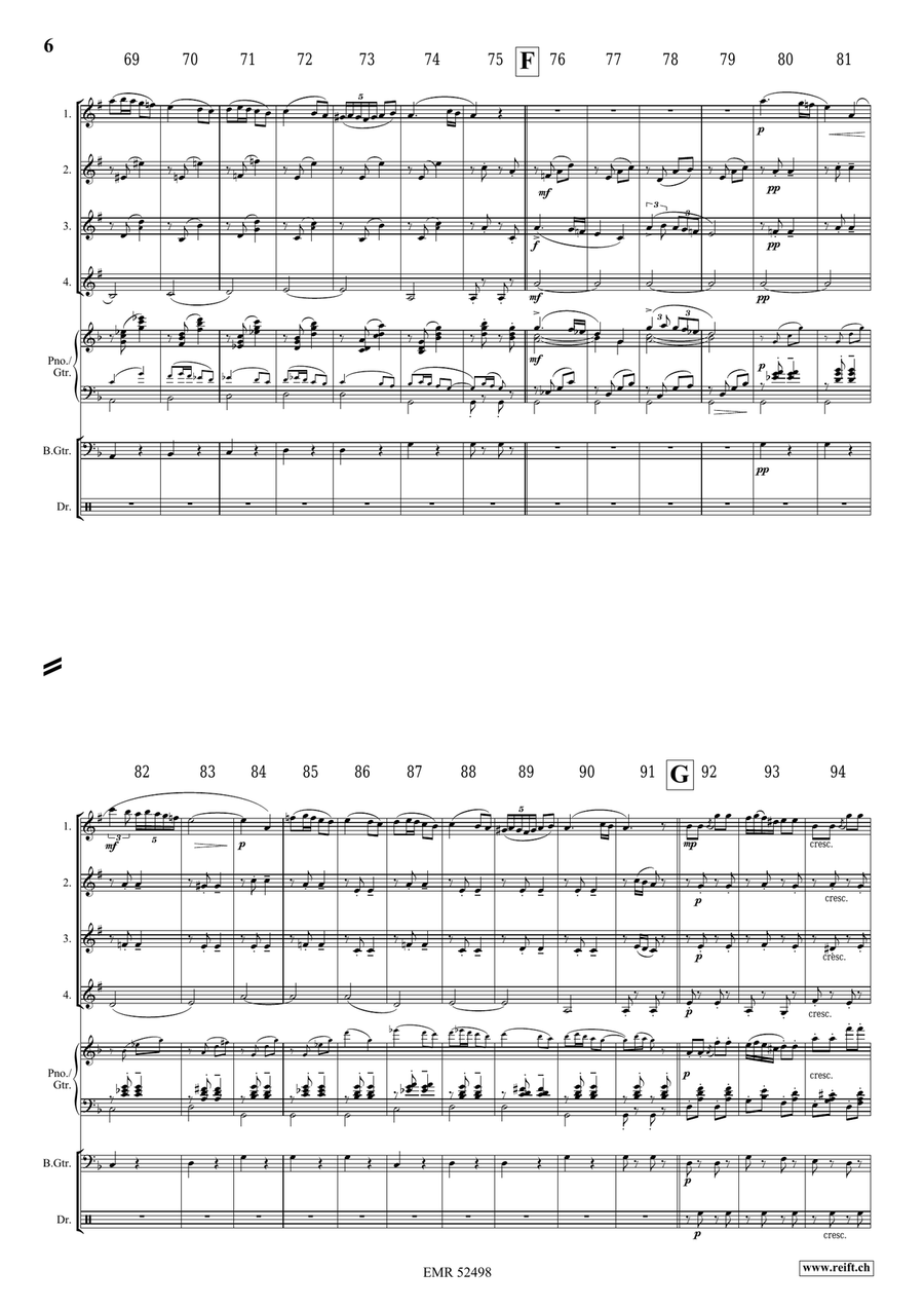 Russian Dance Russian Dance Clarinet Quartet scores gallery preview page 6
