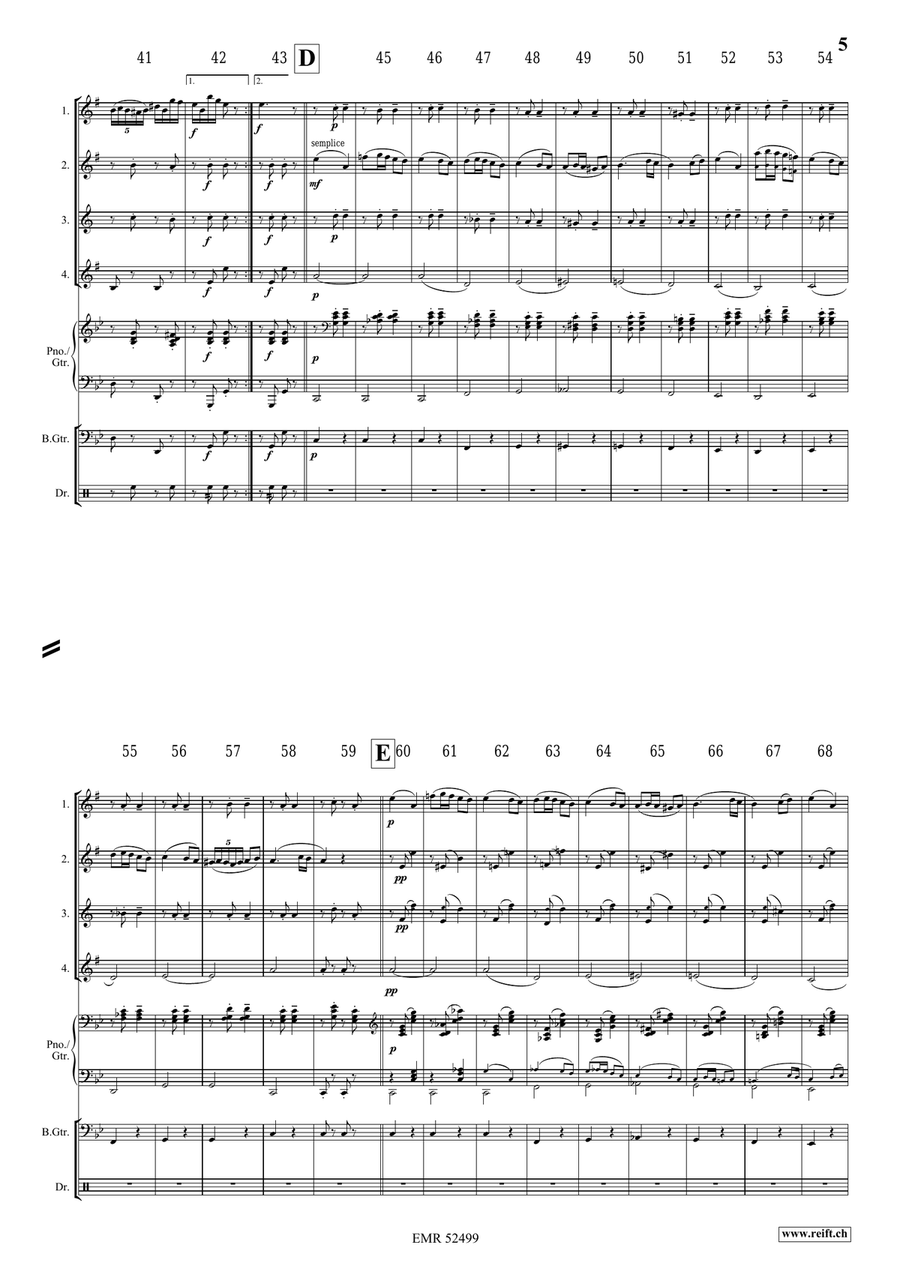 Russian Dance Russian Dance Saxophone Quartet scores gallery preview page 5