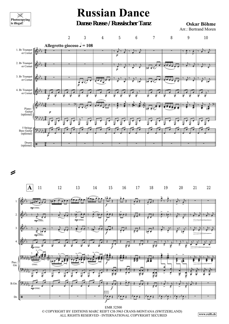 Russian Dance Russian Dance Cornet scores gallery preview page 3