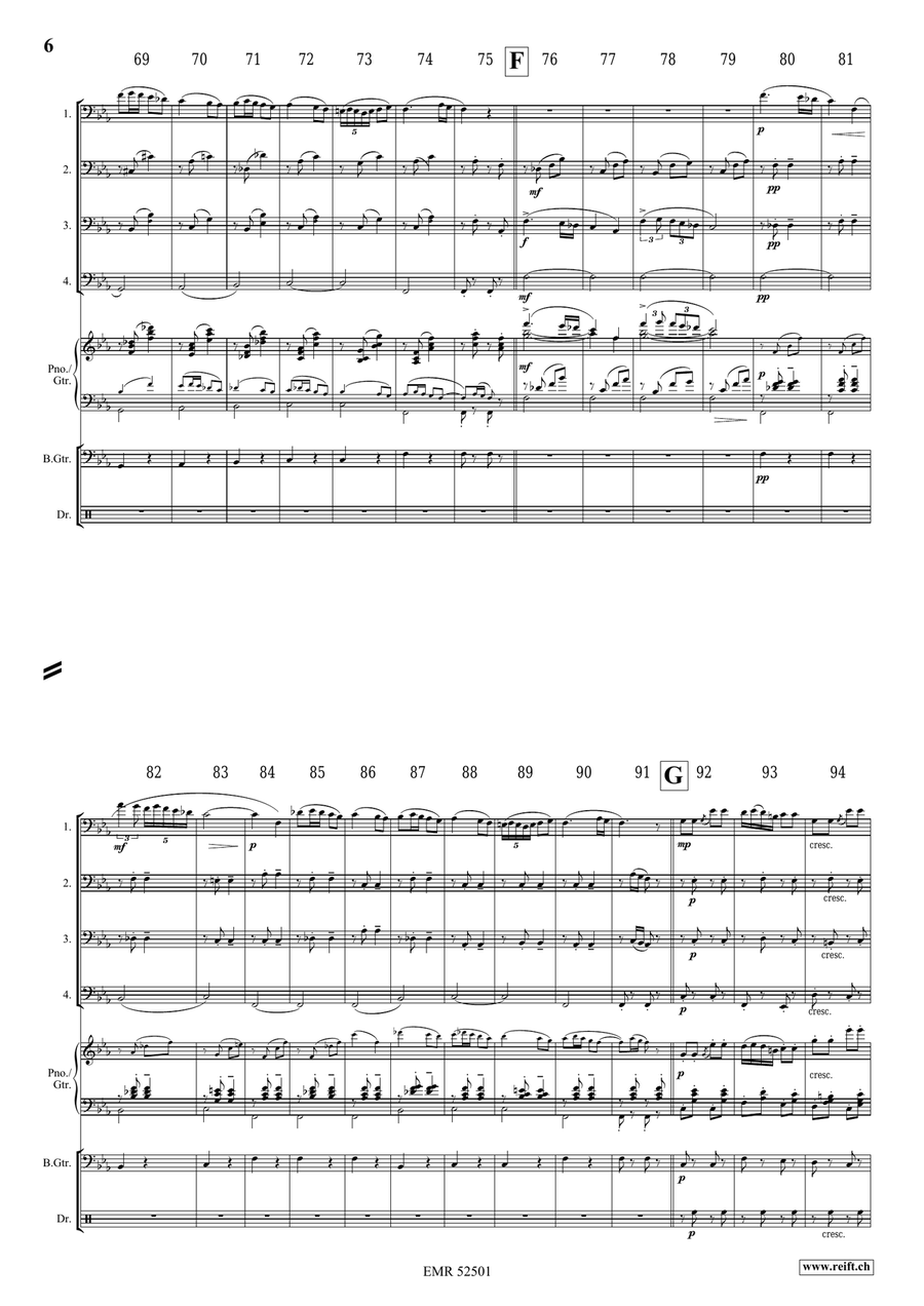Russian Dance Russian Dance Trombone Quartet scores gallery preview page 6