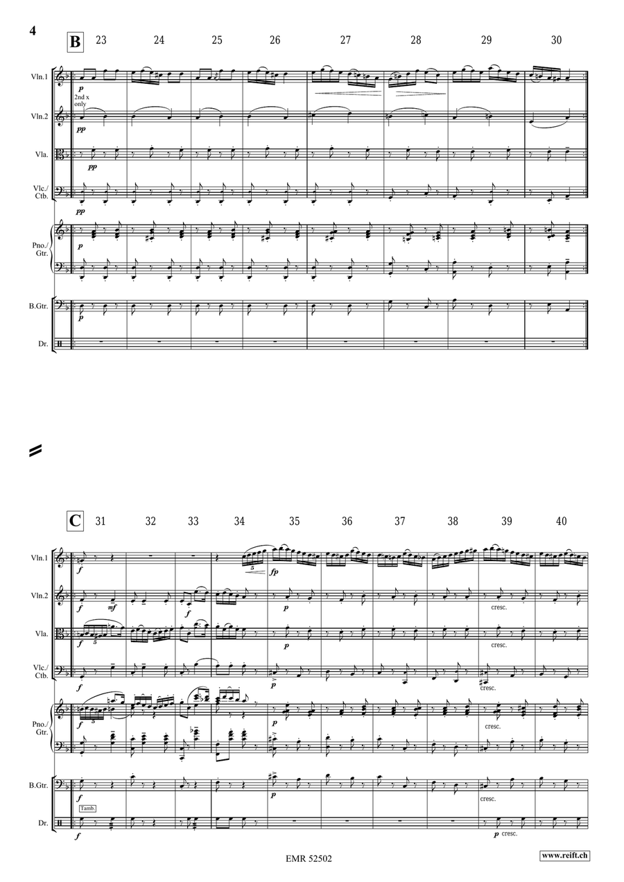 Russian Dance Russian Dance String Quartet scores gallery preview page 4