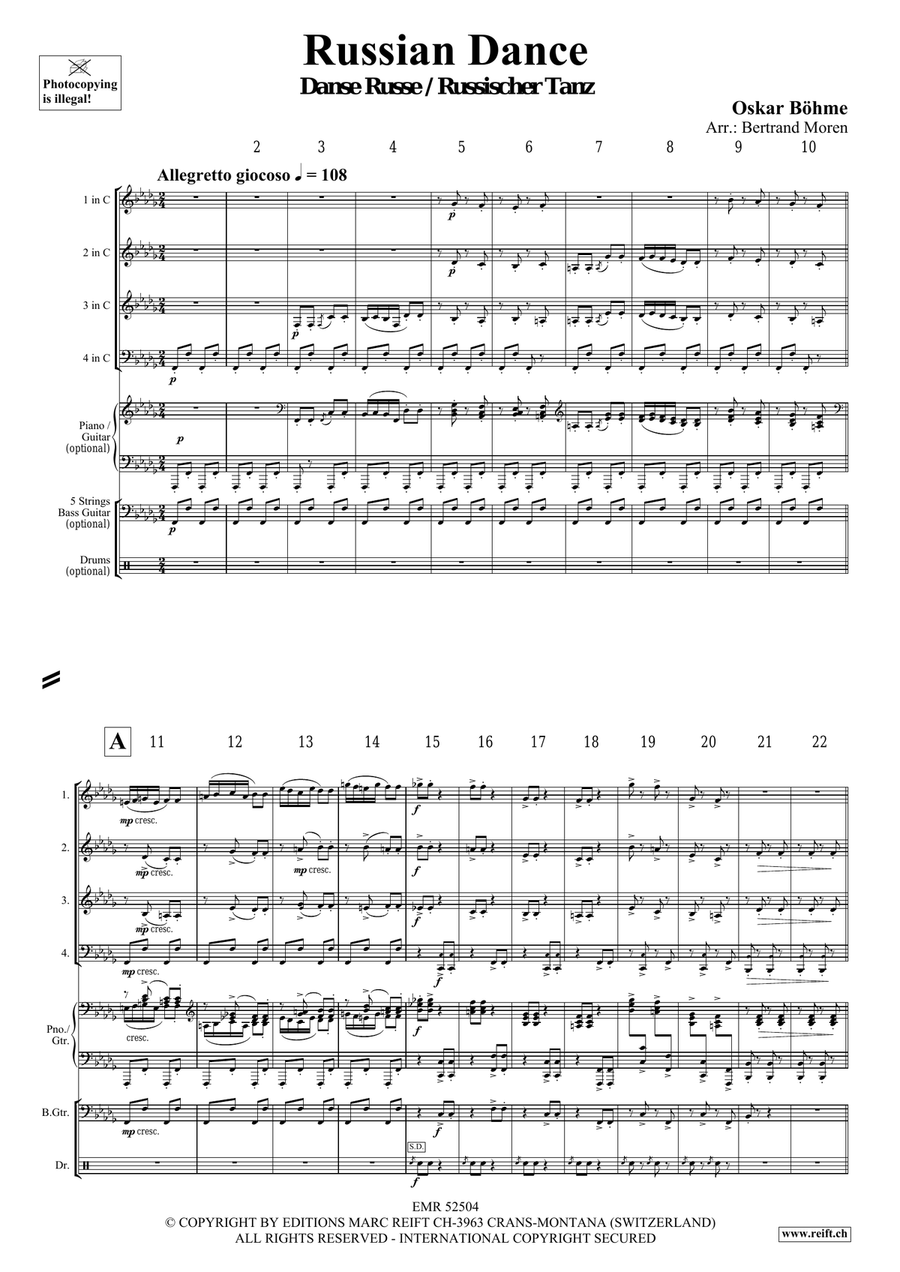 Russian Dance Russian Dance Woodwind Quartet scores gallery preview page 3