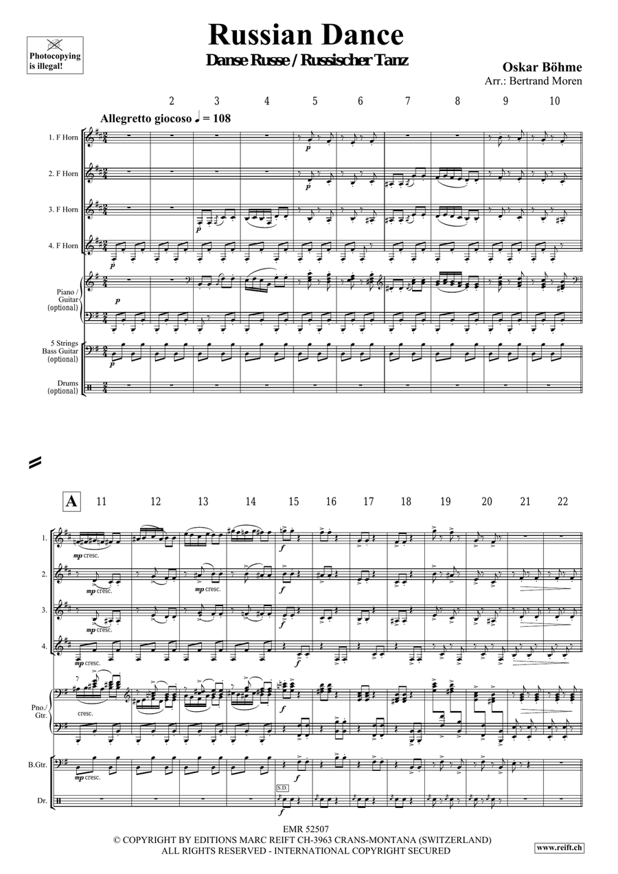 Russian Dance Russian Dance Horn scores gallery preview page 3