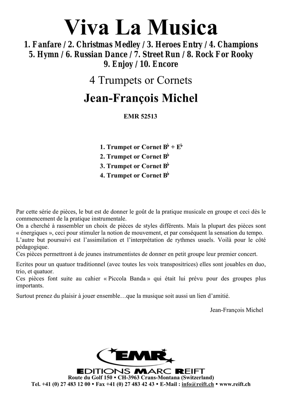 Viva La Musica Viva La Musica Cornet scores gallery preview page 2