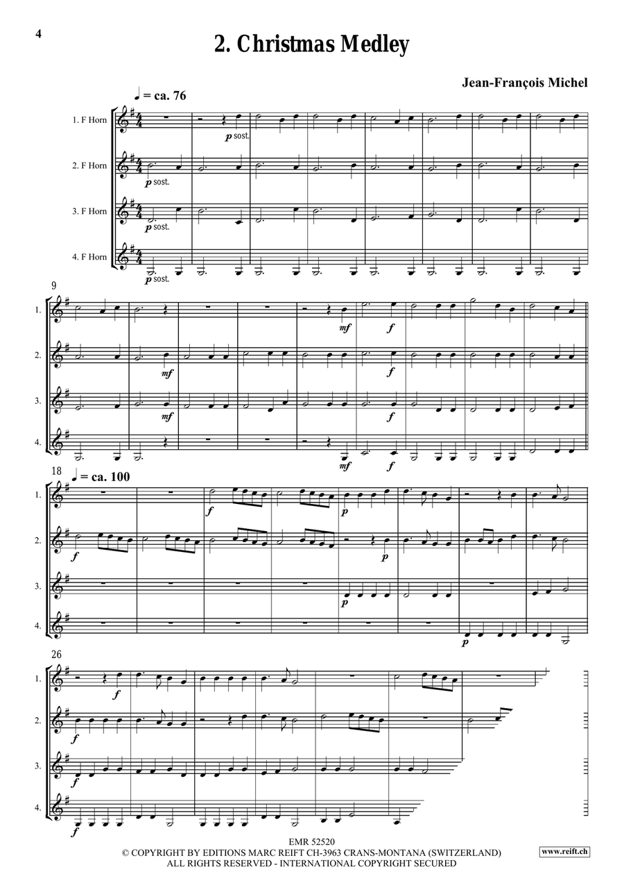 Viva La Musica Viva La Musica French Horn Quartet scores gallery preview page 5