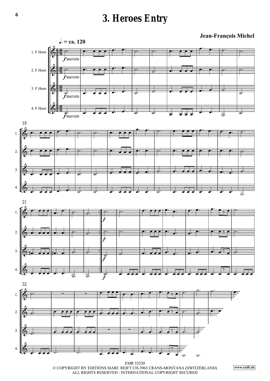 Viva La Musica Viva La Musica French Horn Quartet scores gallery preview page 6
