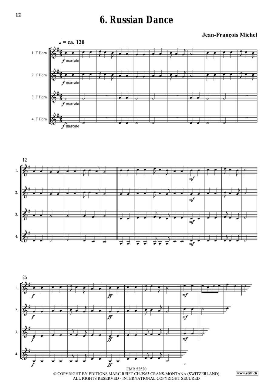 Viva La Musica Viva La Musica French Horn Quartet scores gallery preview page 9
