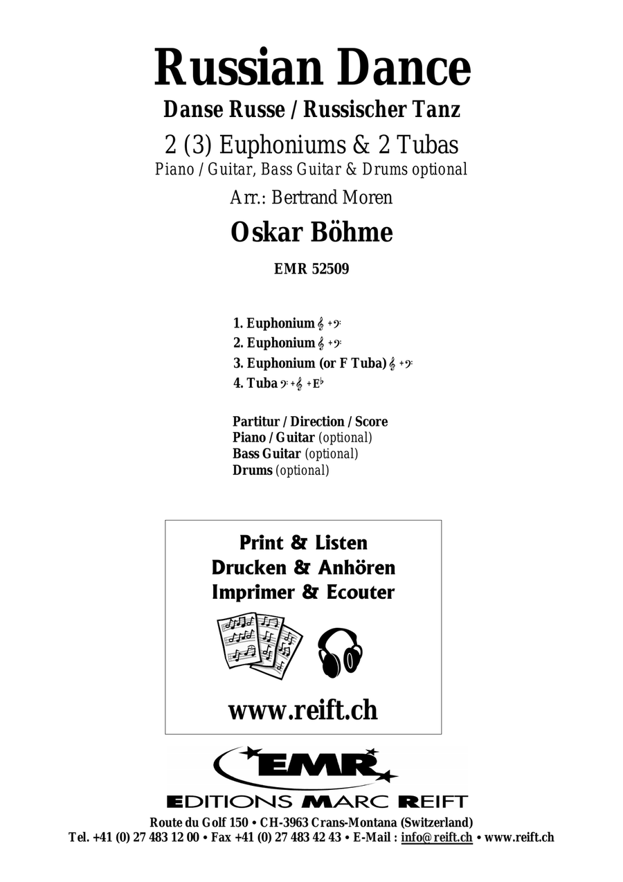Russian Dance Russian Dance Tuba Quartet scores gallery preview page 2
