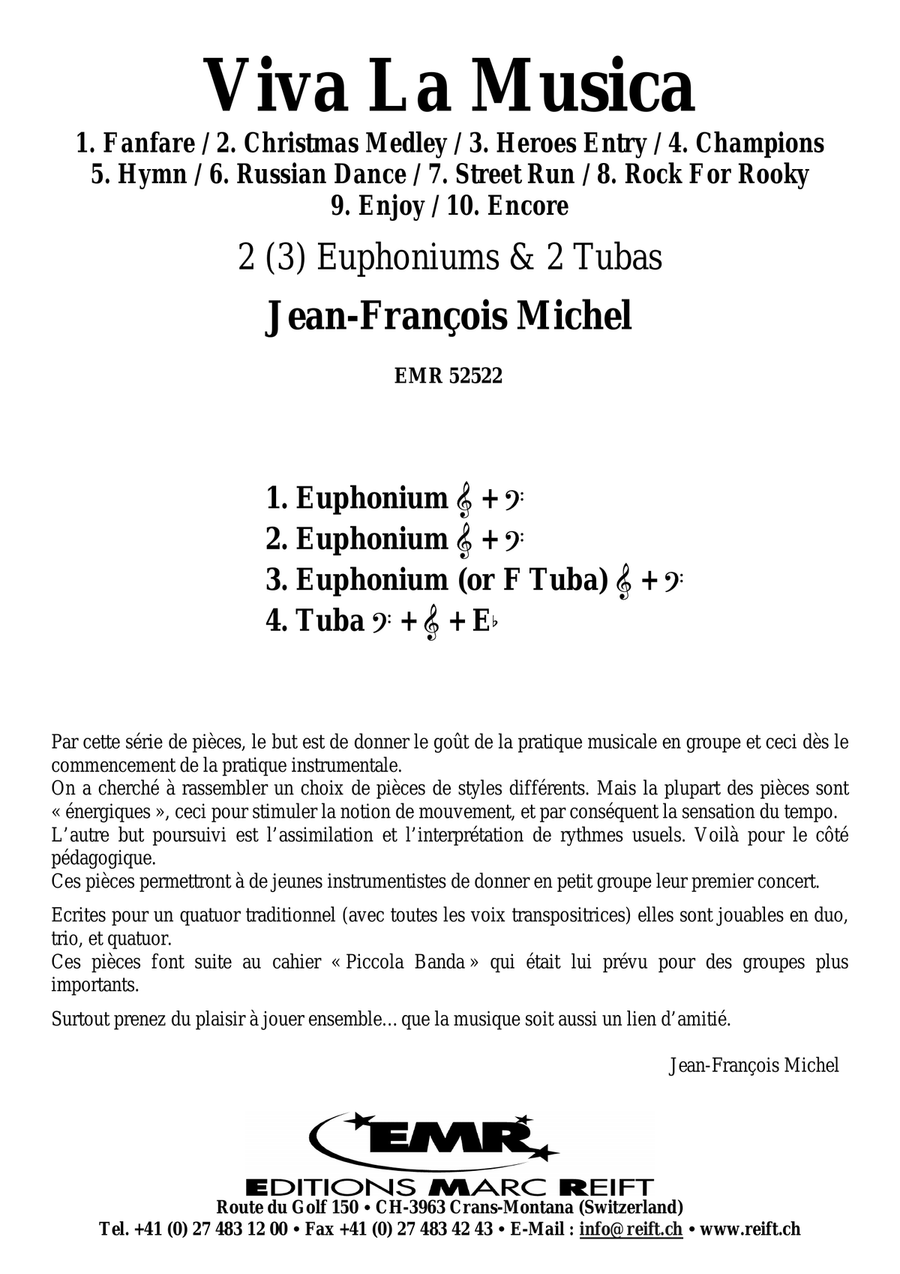 Viva La Musica Viva La Musica Euphonium scores gallery preview page 2