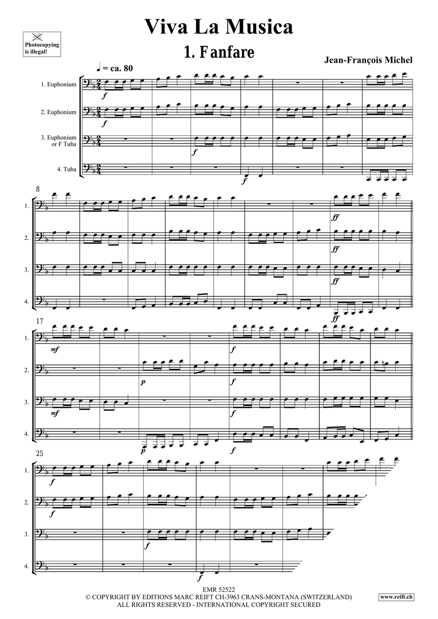 Viva La Musica Viva La Musica Euphonium scores gallery preview page 4