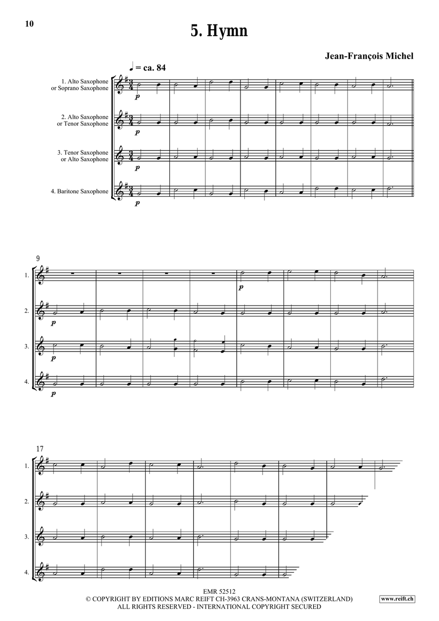 Viva La Musica Viva La Musica Saxophone Quartet scores gallery preview page 8