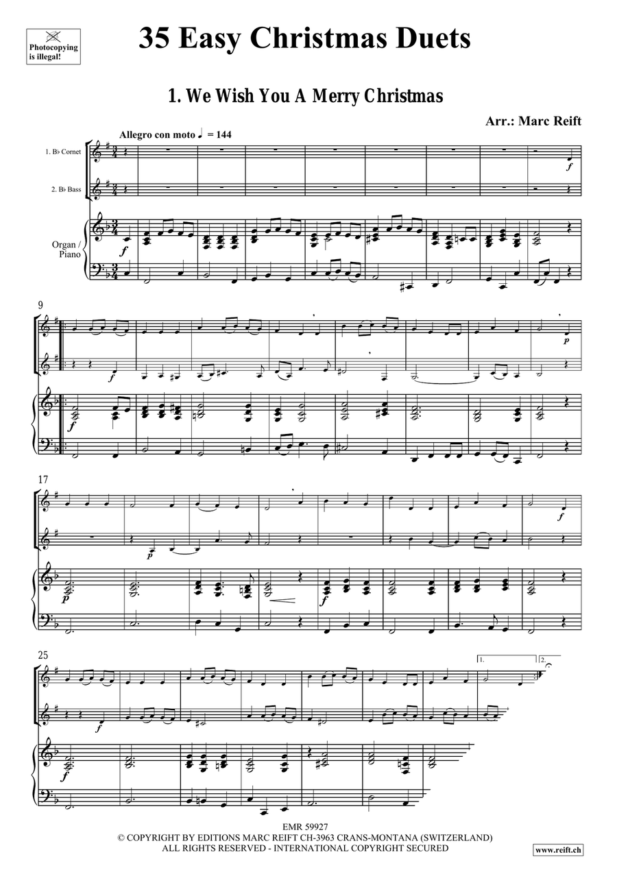 35 Easy Christmas Duets 35 Easy Christmas Duets Organ scores gallery preview page 3