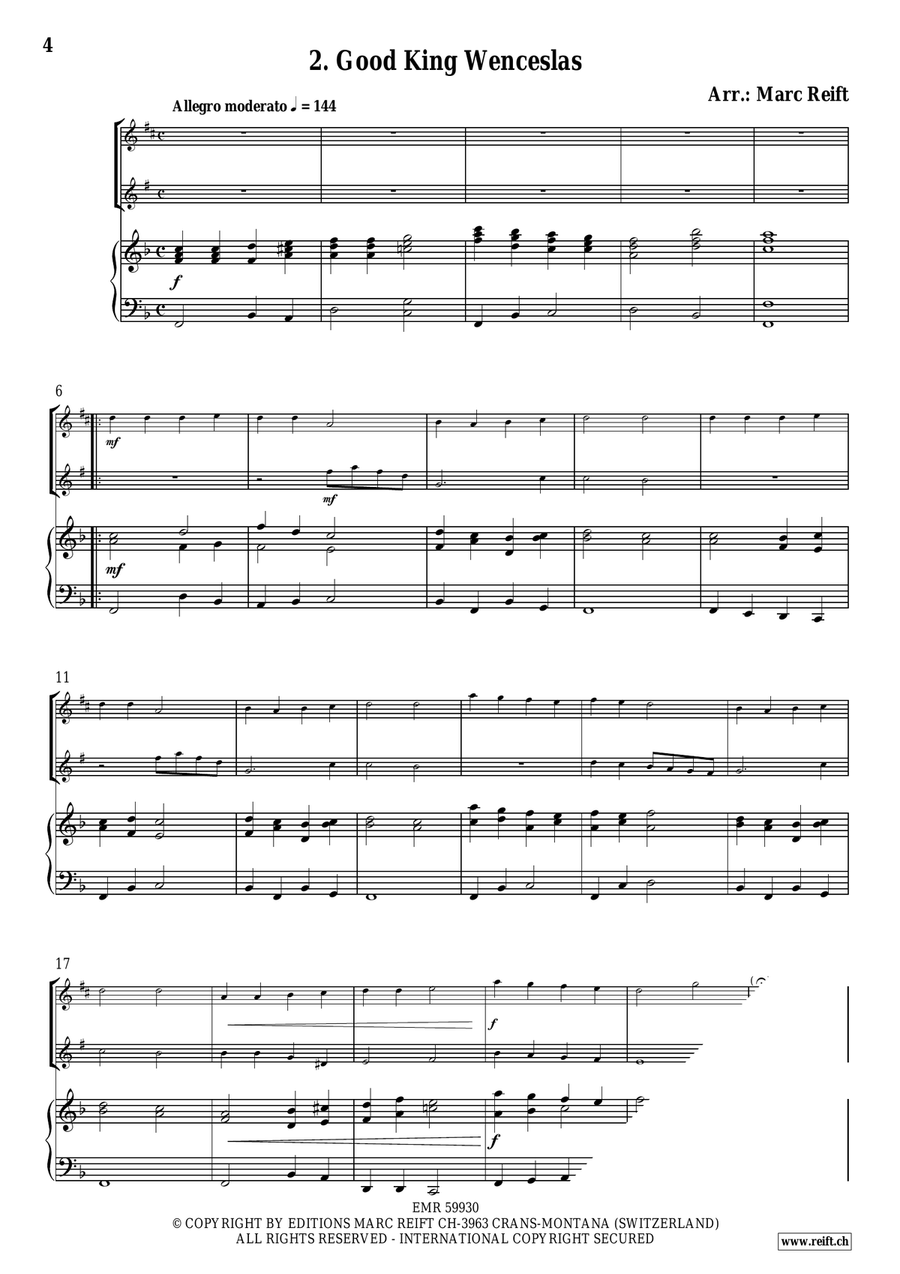 35 Easy Christmas Duets 35 Easy Christmas Duets Tenor Saxophone scores gallery preview page 4