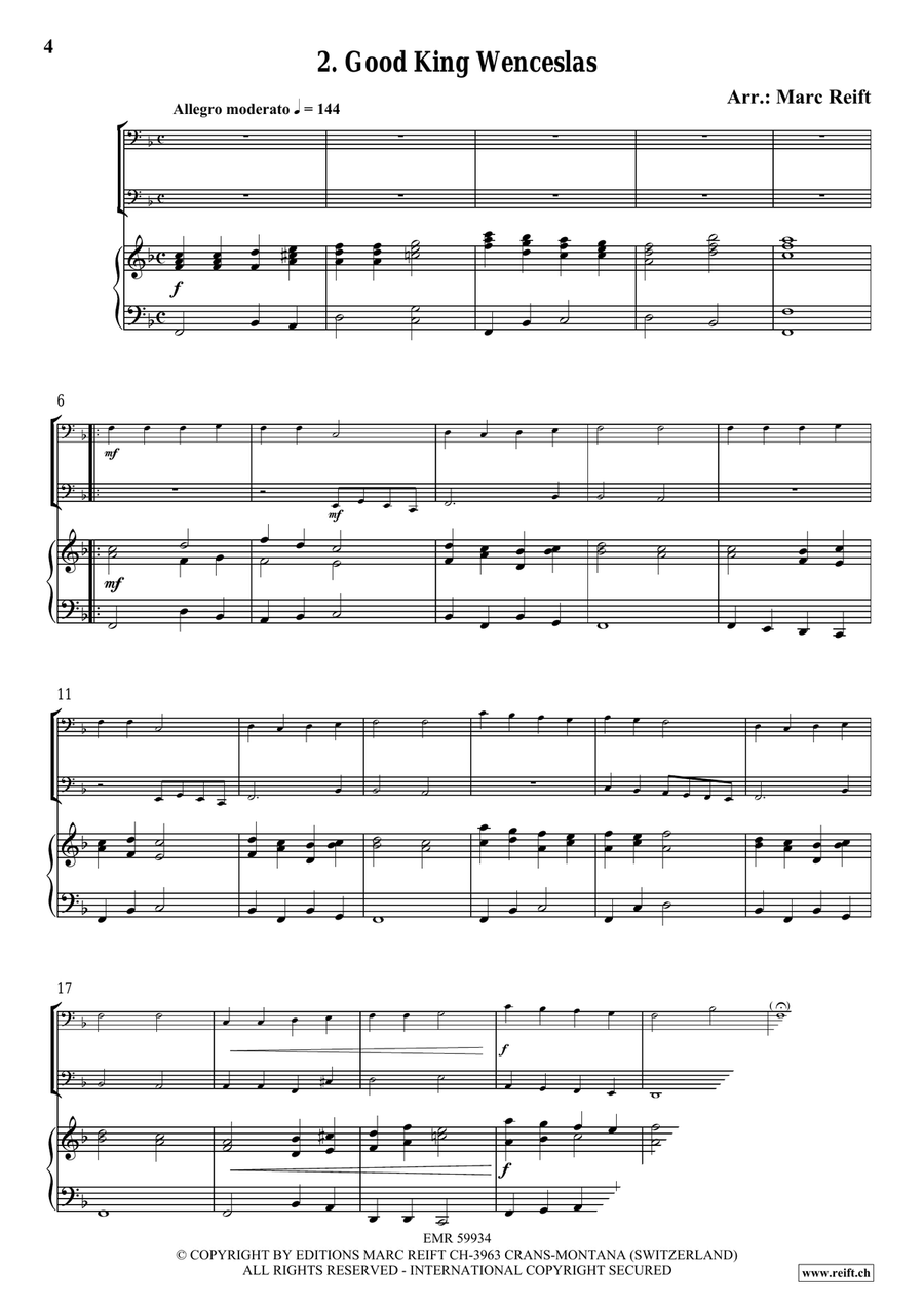 35 Easy Christmas Duets 35 Easy Christmas Duets Trombone scores gallery preview page 4