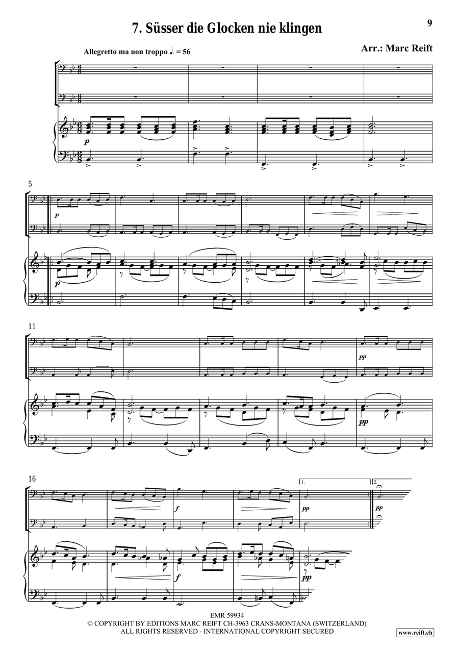 35 Easy Christmas Duets 35 Easy Christmas Duets Trombone scores gallery preview page 9