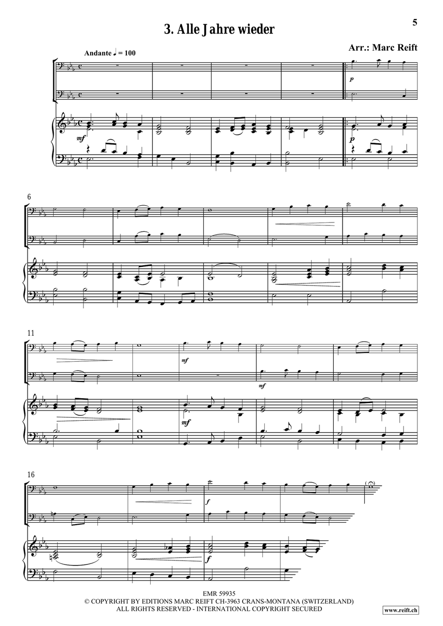35 Easy Christmas Duets 35 Easy Christmas Duets Bassoon scores gallery preview page 5