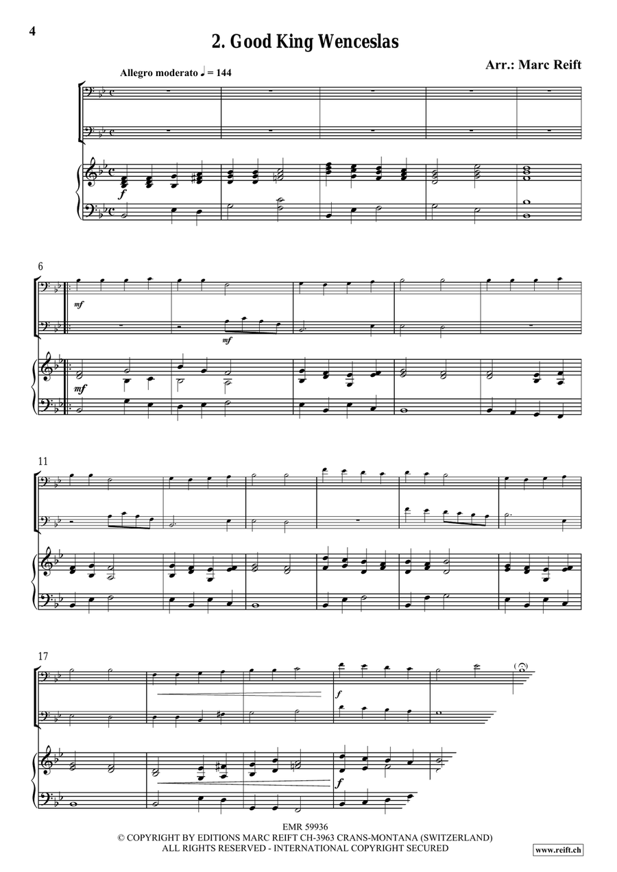 35 Easy Christmas Duets Trombone Duet - Sheet Music page 4