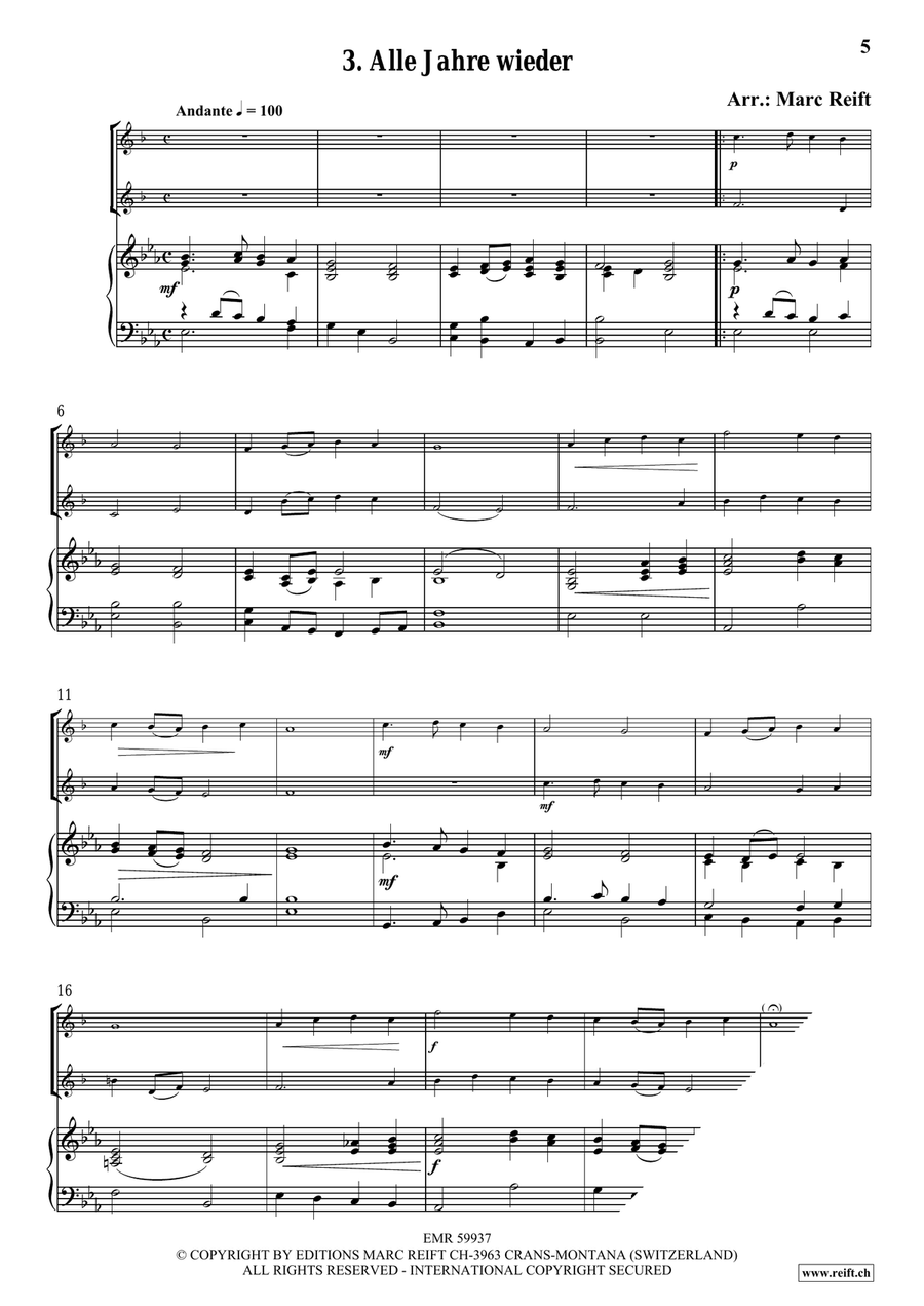 35 Easy Christmas Duets 35 Easy Christmas Duets Euphonium Duet scores gallery preview page 5