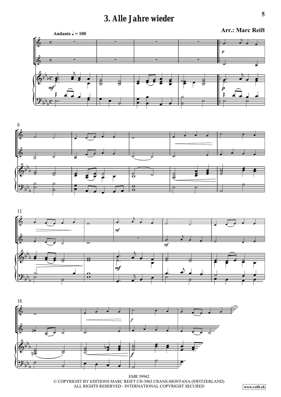 35 Easy Christmas Duets 35 Easy Christmas Duets Organ scores gallery preview page 5