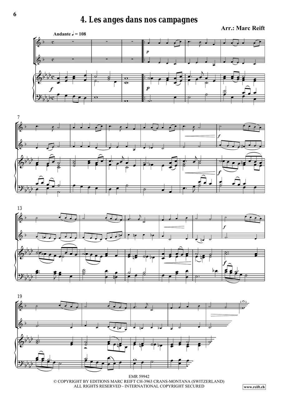 35 Easy Christmas Duets 35 Easy Christmas Duets Organ scores gallery preview page 6