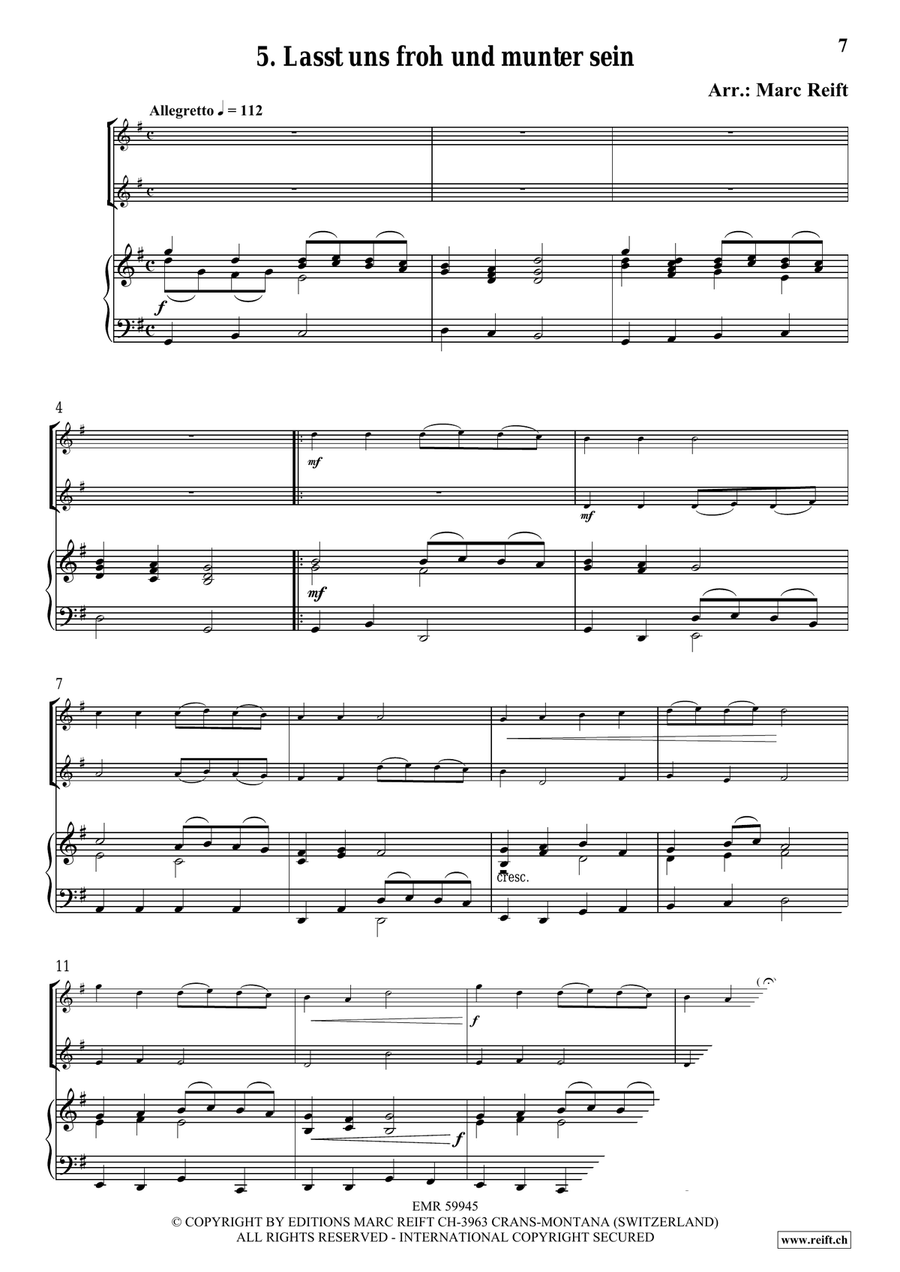 35 Easy Christmas Duets Organ scores gallery preview page 7
