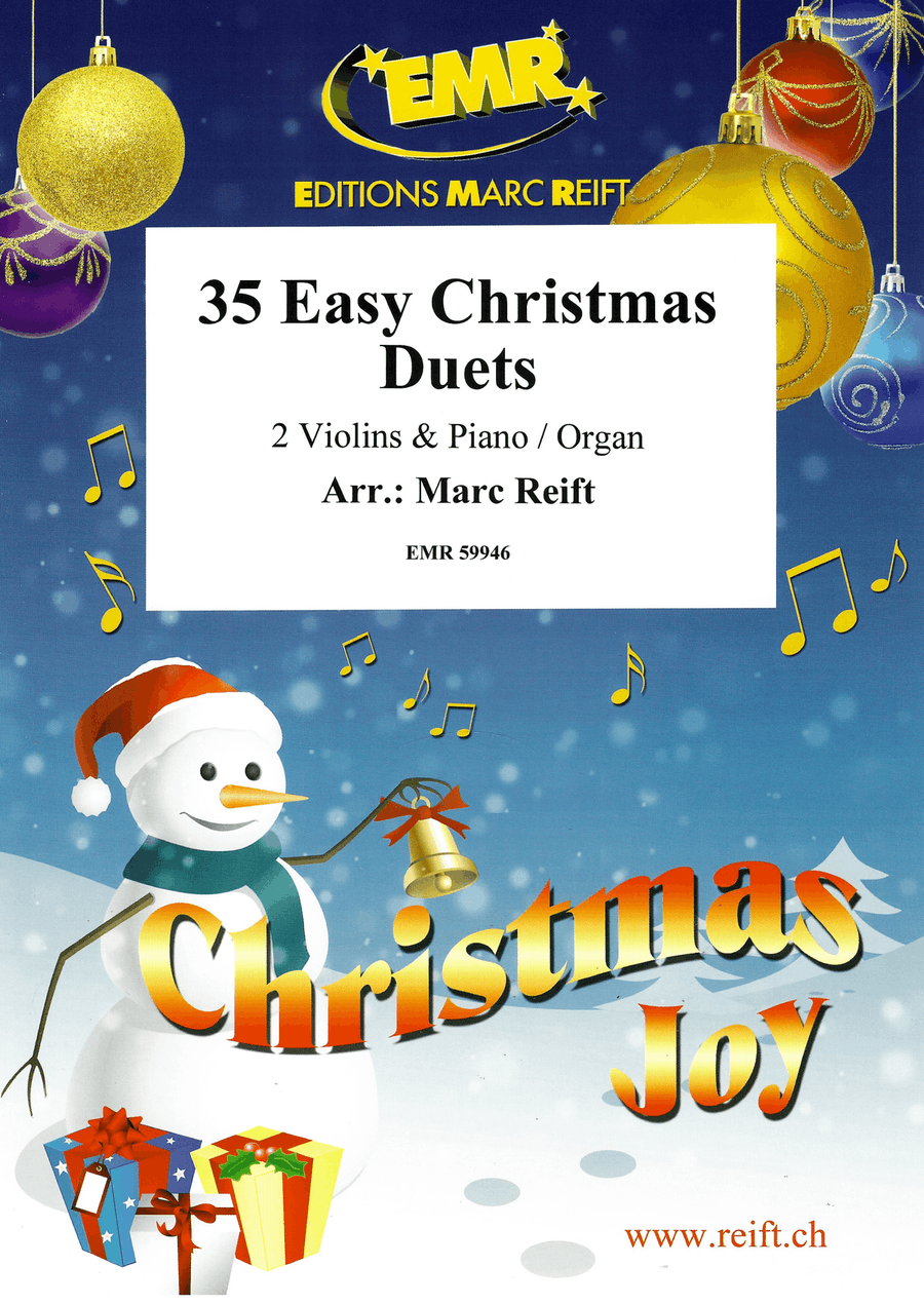 35 Easy Christmas Duets 35 Easy Christmas Duets Violin scores gallery preview page 1