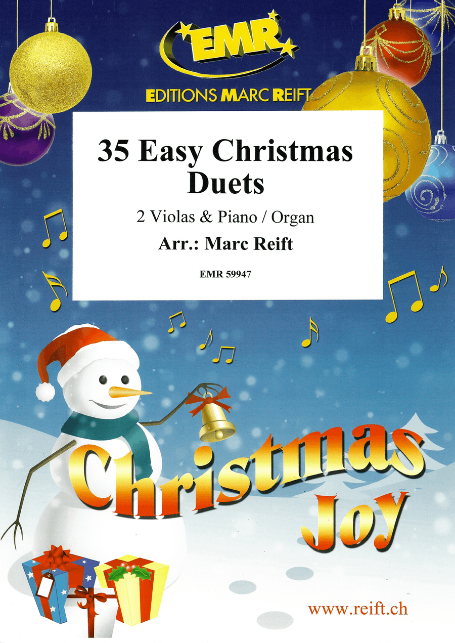 35 Easy Christmas Duets 35 Easy Christmas Duets Viola scores gallery preview page 1
