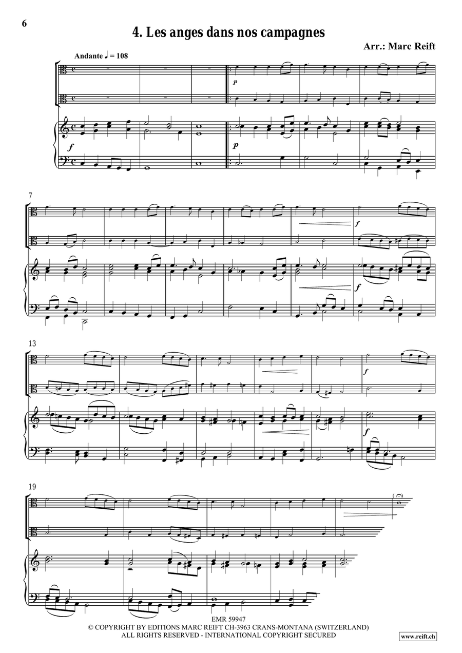 35 Easy Christmas Duets 35 Easy Christmas Duets Viola scores gallery preview page 6