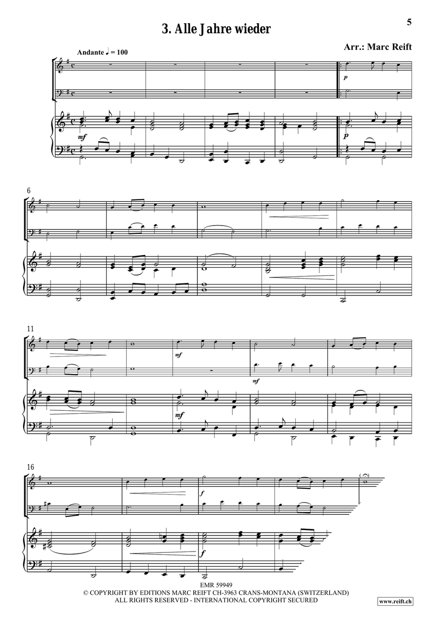 35 Easy Christmas Duets 35 Easy Christmas Duets Bassoon scores gallery preview page 5