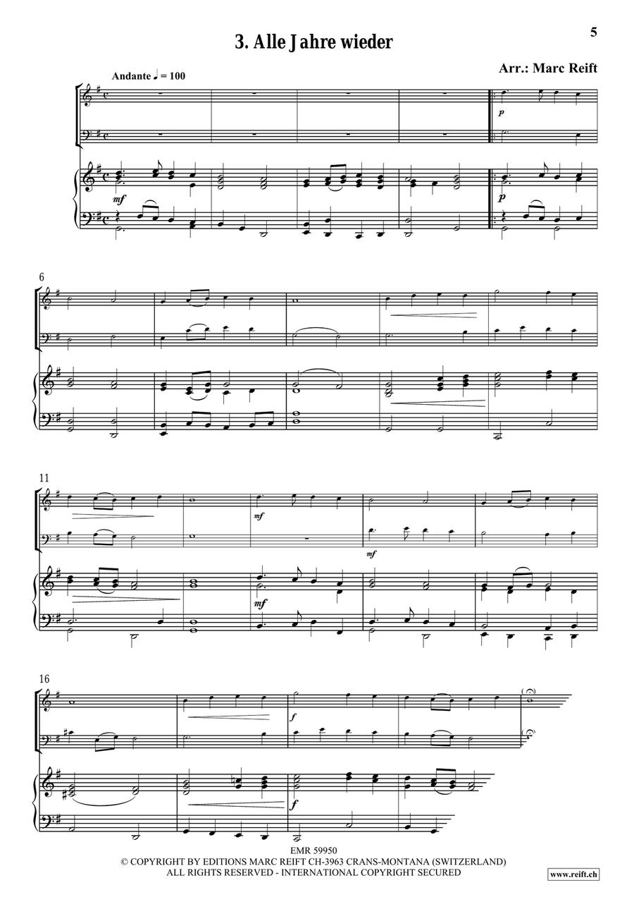 35 Easy Christmas Duets 35 Easy Christmas Duets Bassoon scores gallery preview page 5