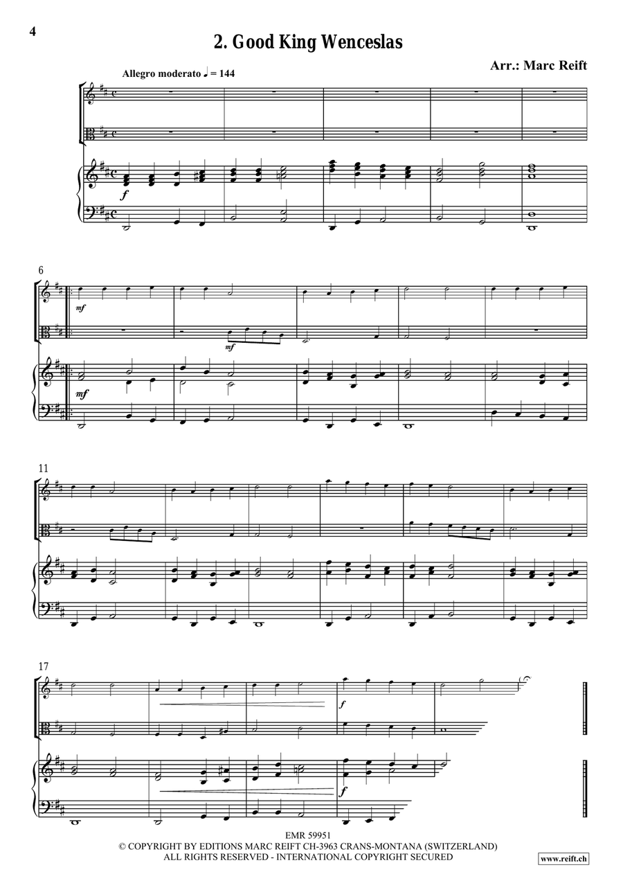 35 Easy Christmas Duets 35 Easy Christmas Duets Viola scores gallery preview page 4