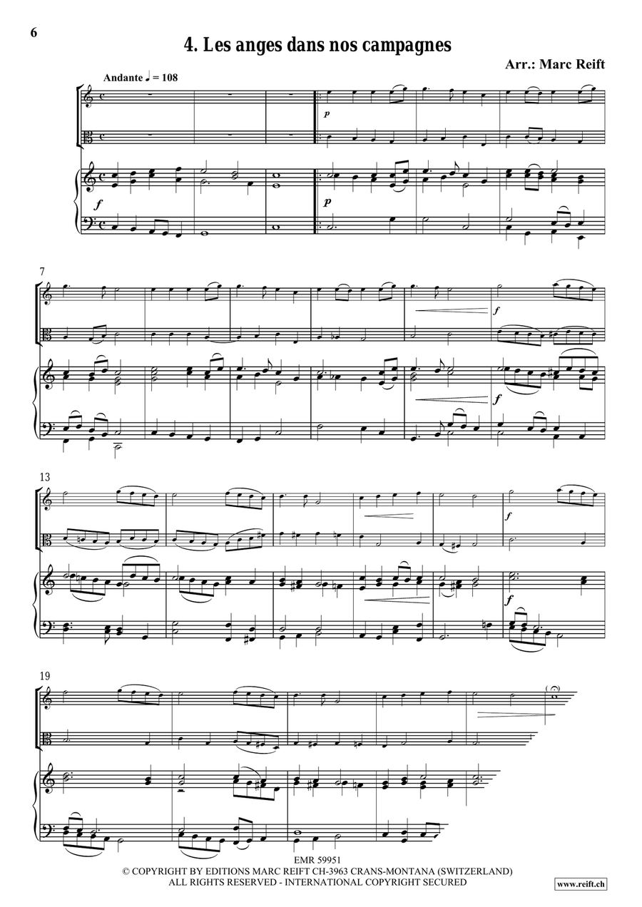 35 Easy Christmas Duets 35 Easy Christmas Duets Viola scores gallery preview page 6