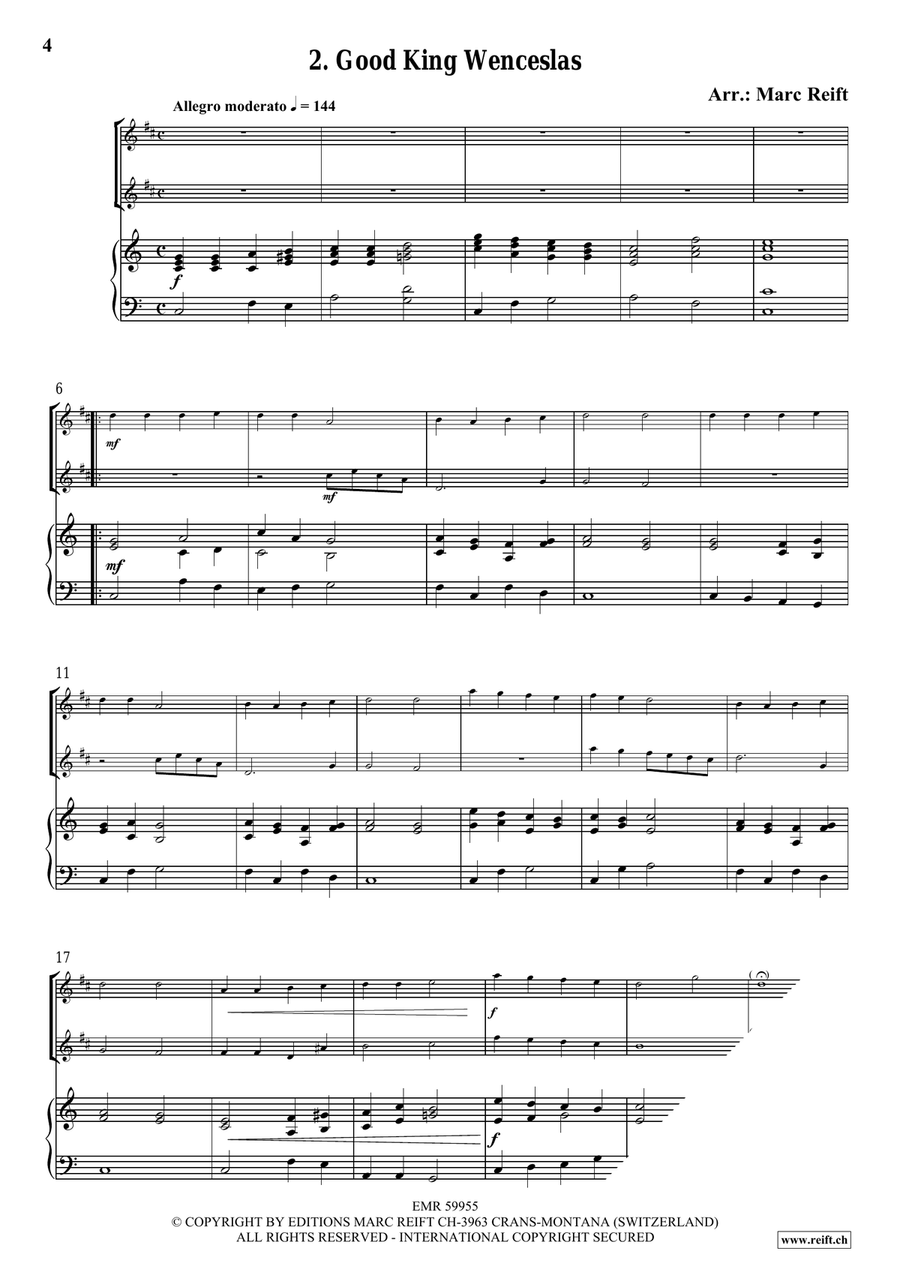 35 Easy Christmas Duets 35 Easy Christmas Duets Soprano Saxophone scores gallery preview page 4