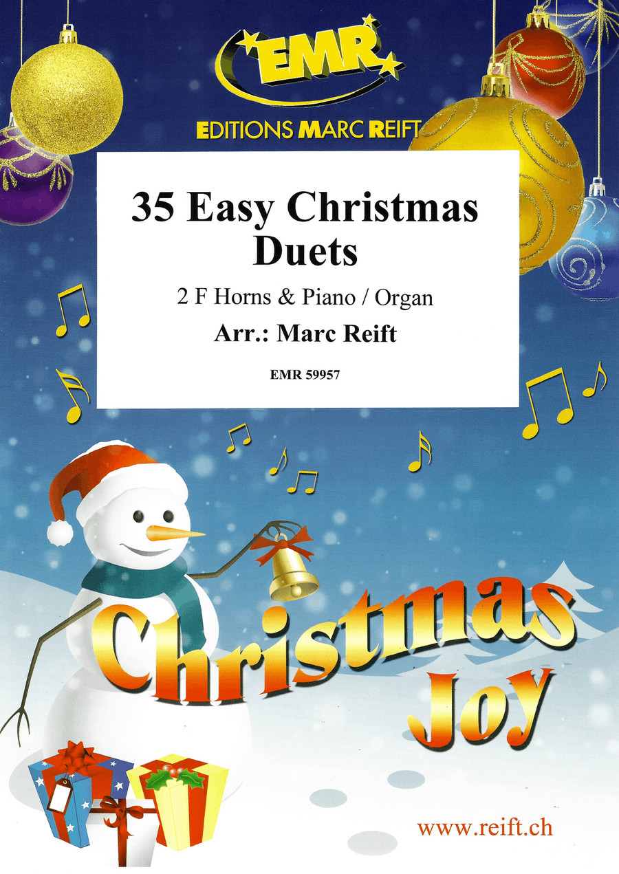 35 Easy Christmas Duets 35 Easy Christmas Duets Horn scores gallery preview page 1
