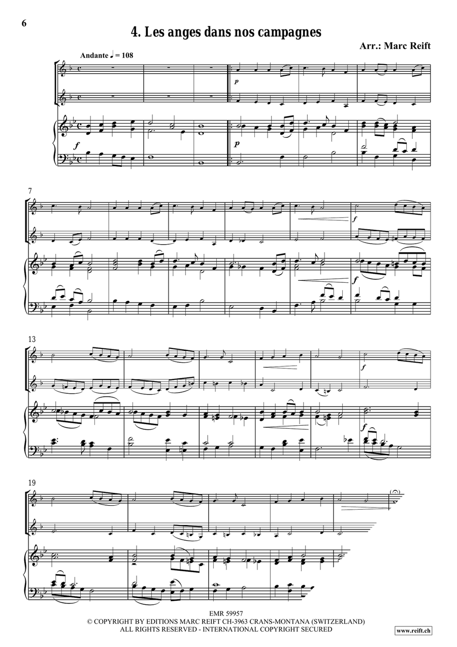 35 Easy Christmas Duets 35 Easy Christmas Duets Horn scores gallery preview page 6