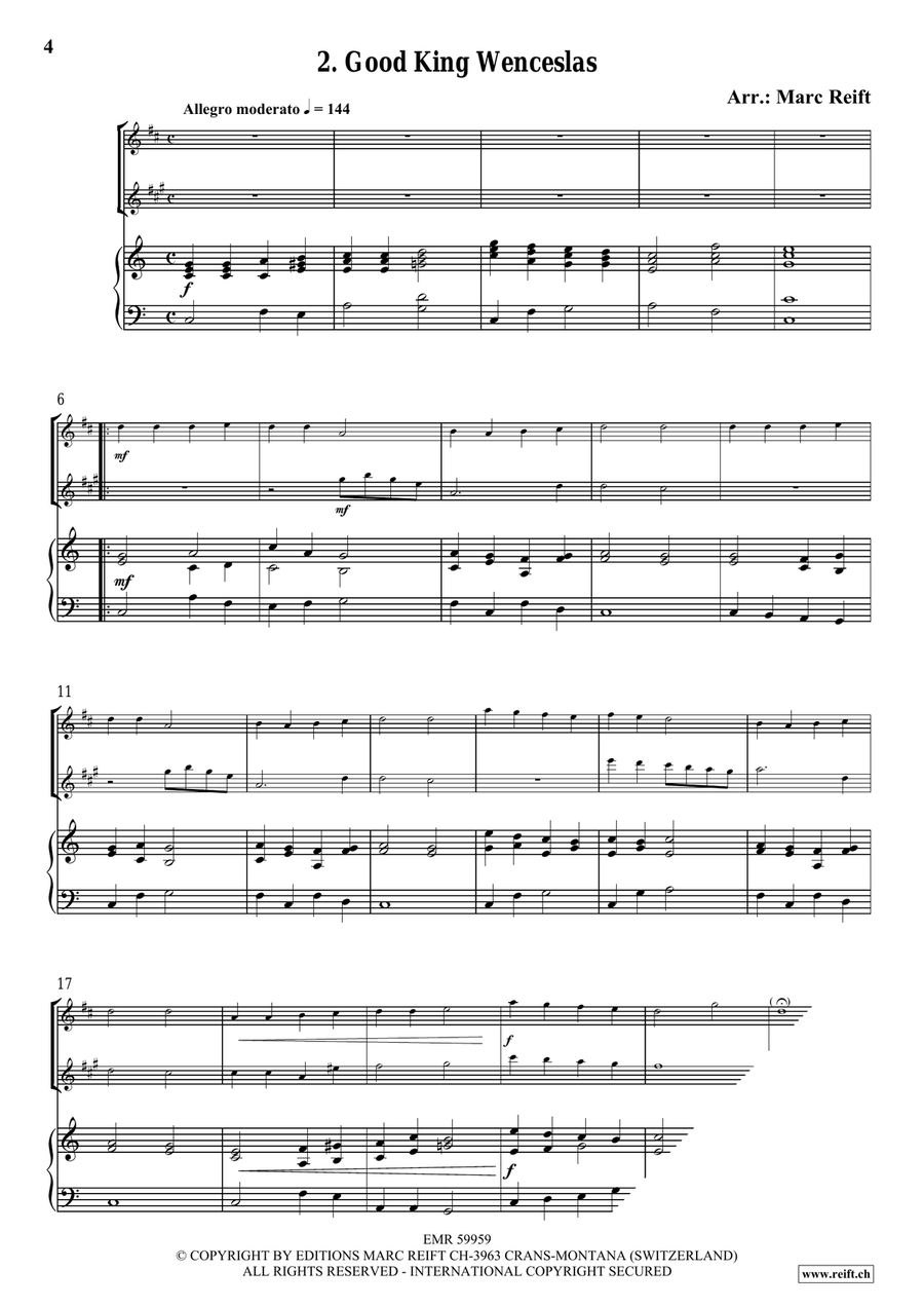 35 Easy Christmas Duets 35 Easy Christmas Duets Soprano Saxophone scores gallery preview page 4