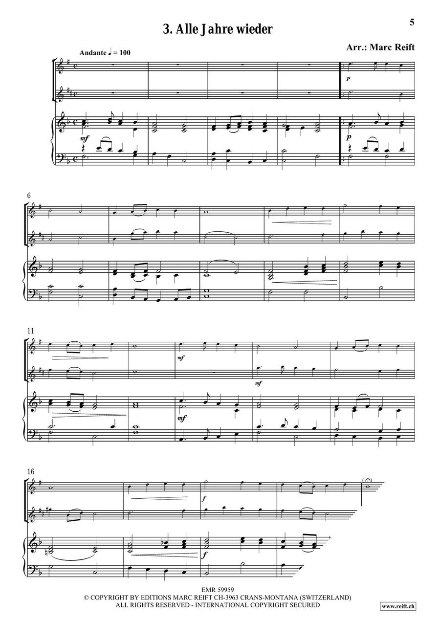35 Easy Christmas Duets 35 Easy Christmas Duets Soprano Saxophone scores gallery preview page 5
