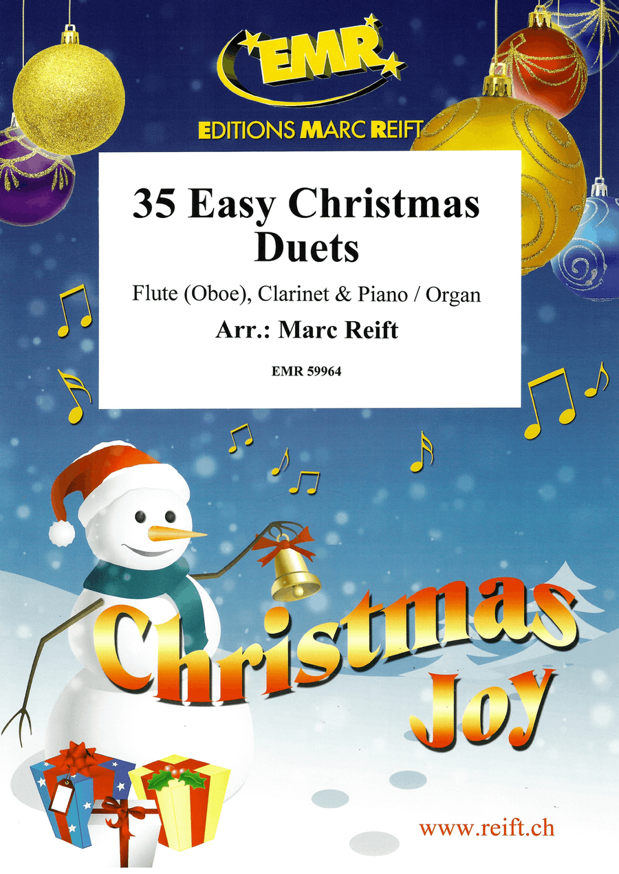 35 Easy Christmas Duets Clarinet scores gallery preview page 1