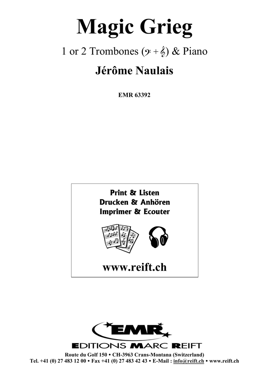 Magic Grieg Magic Grieg Trombone Duet scores gallery preview page 2