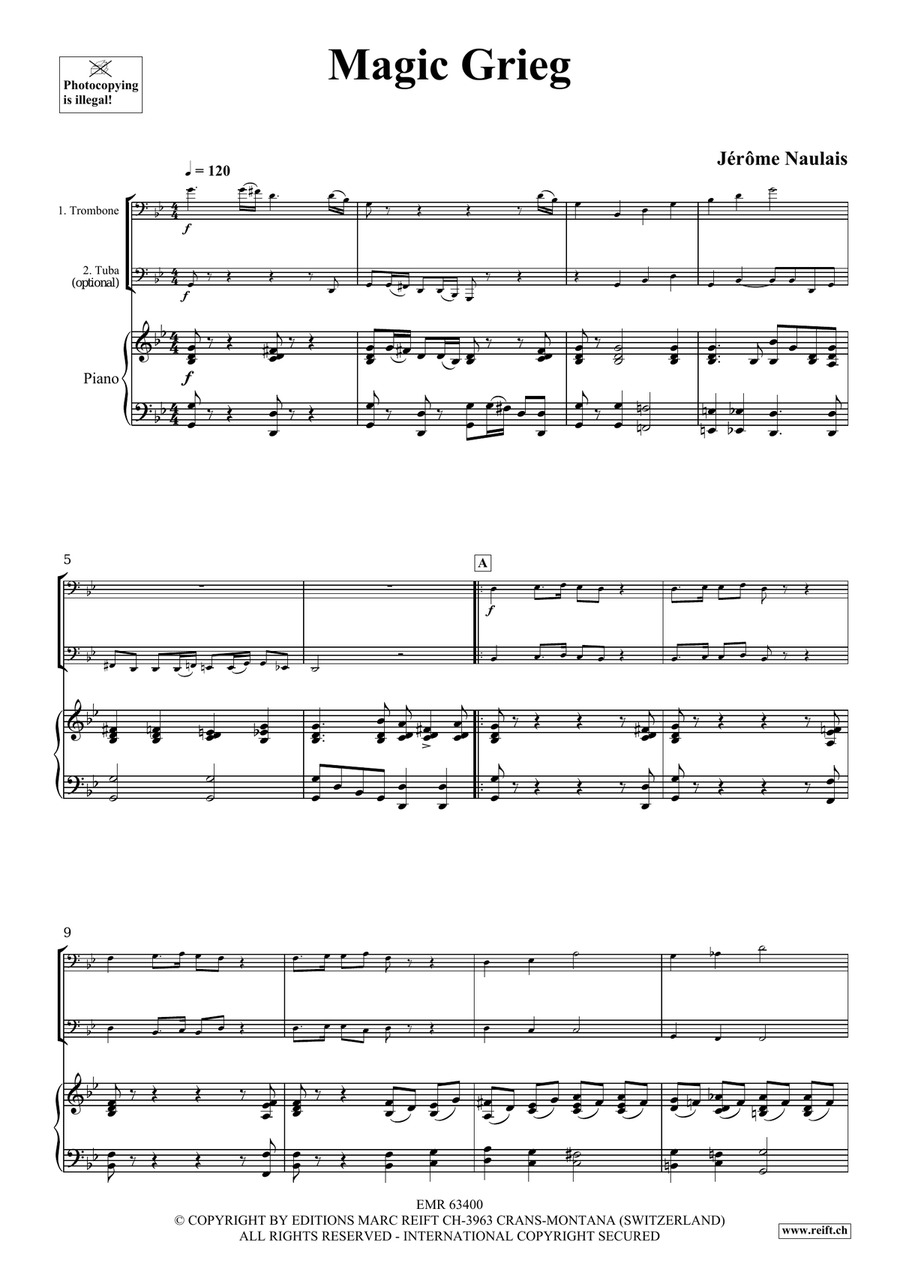 Magic Grieg Magic Grieg Trombone scores gallery preview page 4